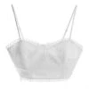White Broderie Crop Top -Chic Summer Shop 00100037966 ZM