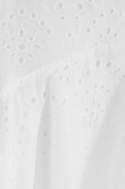 White Broderie Flip Mini Skirt -Chic Summer Shop 00100037967 ZS