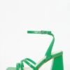 Green Cross Strap Block Heeled Sandals -Chic Summer Shop 00100037982 ZM