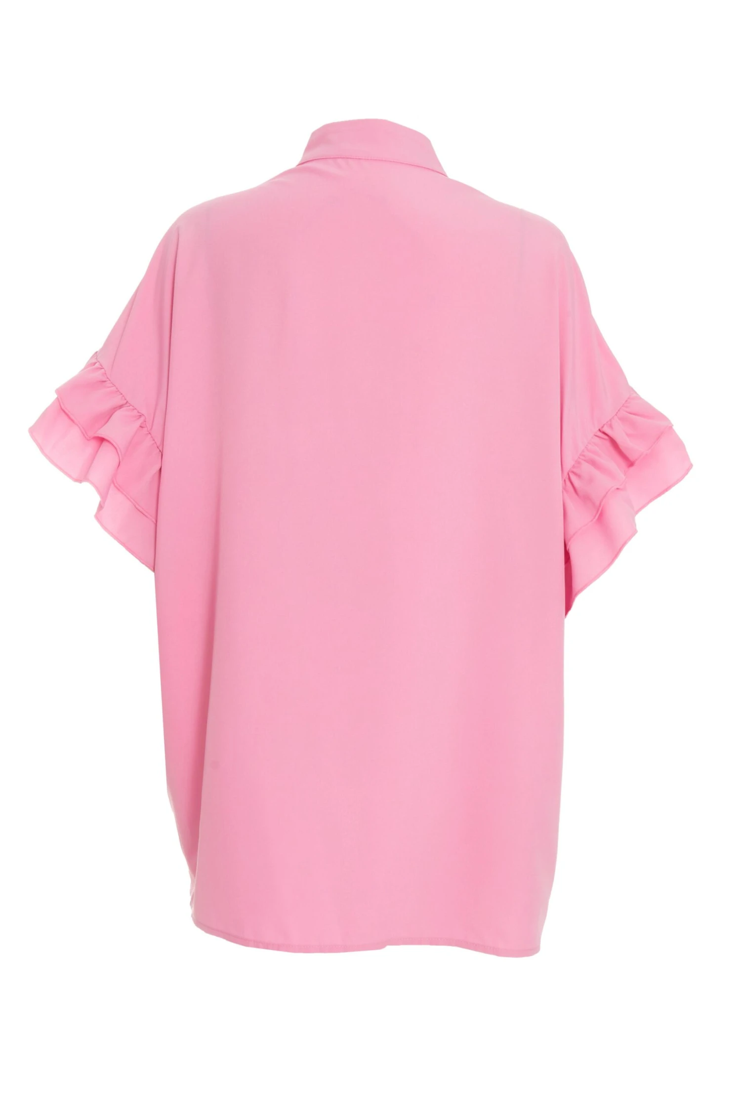 Pink Button Ruched Blouse 7 Pink Button Ruched Blouse - Image 5