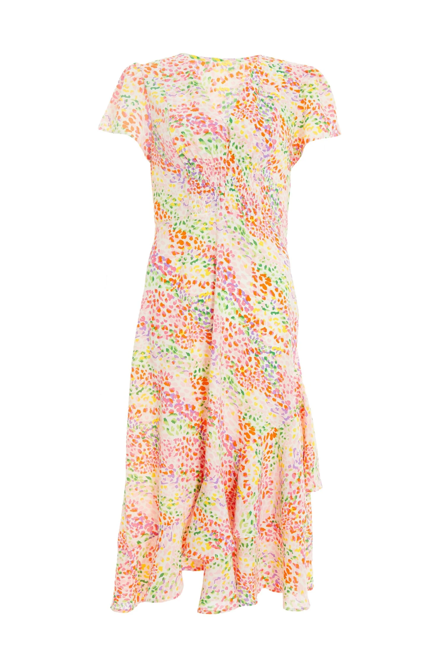 Multicoloured Animal Print Midi Dress 3 Multicoloured Animal Print Midi Dress