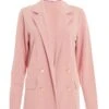 Pink Buttoned Blazer 1 Pink Buttoned Blazer -Chic Summer Shop 00100038049 ZM