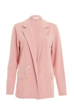 Pink Buttoned Blazer
