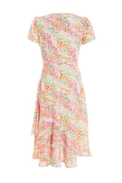 Petite Multicoloured Animal Print Midi Dress -Chic Summer Shop 00100038112 ZB