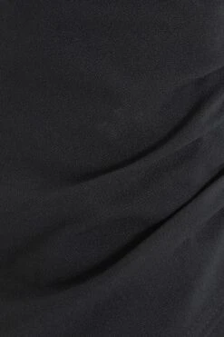 Black Ruched Wrap Mini Skirt 7 Black Ruched Wrap Mini Skirt -Chic Summer Shop 00100038123 ZS