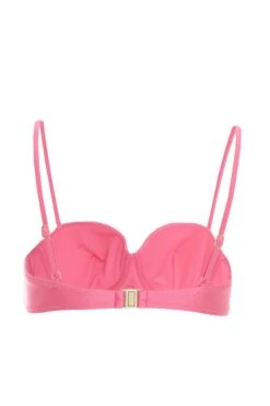 Pink Twisted Bikini Top -Chic Summer Shop 00100038155 ZB