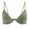 Green Shimmer Bikini Top -Chic Summer Shop 00100038160 ZM