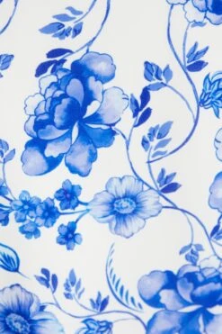 White Floral Wrap Dip Hem Midi Dress -Chic Summer Shop 00100038245 ZS