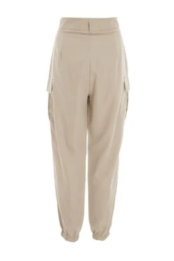 Stone Zip Detail Cargo Trouser 12 Stone Zip Detail Cargo Trouser -Chic Summer Shop 00100038270 ZB