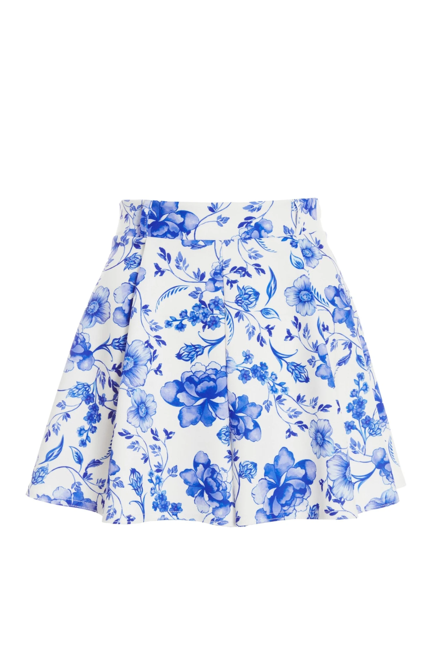 White Floral Floaty Shorts 3 White Floral Floaty Shorts