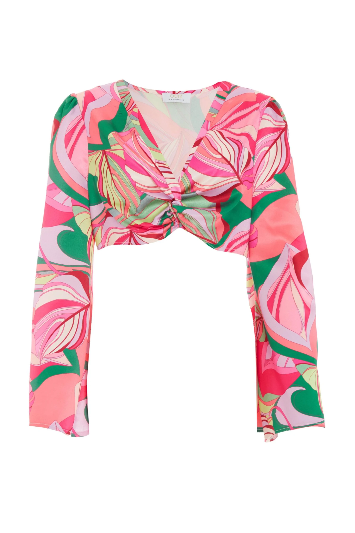 Pink Scarf Print Top 3 Pink Scarf Print Top