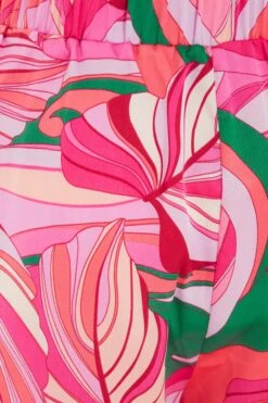 Pink Scarf Print Palazzo Trousers 13 Pink Scarf Print Palazzo Trousers -Chic Summer Shop 00100038370 ZS