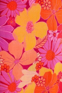 Pink Floral Skater Dress 13 Pink Floral Skater Dress -Chic Summer Shop 00100038432 ZS