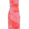 Petite Orange Tie Dye Midaxi Dress -Chic Summer Shop 00100038442 ZM