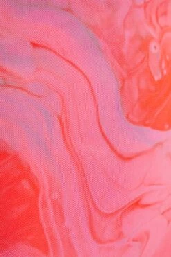 Petite Orange Tie Dye Midaxi Dress -Chic Summer Shop 00100038442 ZS