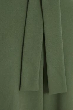 Khaki Wrap Tie Culotte Jumpsuit -Chic Summer Shop 00100038552 ZS