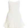 White Tie Back Skater Dress -Chic Summer Shop 00100038556 ZM