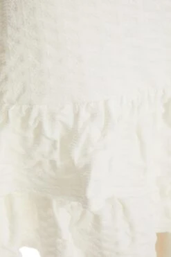 White Tie Back Skater Dress -Chic Summer Shop 00100038556 ZS