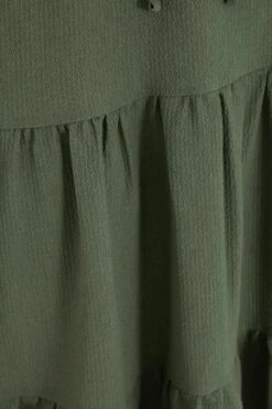 Khaki Wrap Mini Shirt Dress -Chic Summer Shop 00100038763 ZS