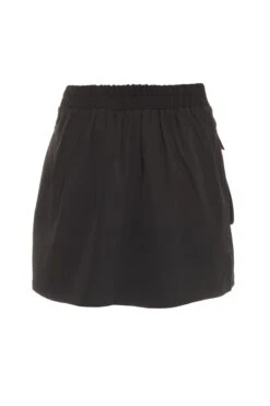 Black Cargo Mini Skirt 12 Black Cargo Mini Skirt -Chic Summer Shop 00100038777 ZB