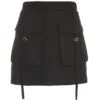 Black Cargo Mini Skirt -Chic Summer Shop 00100038777 ZM