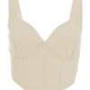 Stone Corset Crop Top -Chic Summer Shop 00100038805 ZM