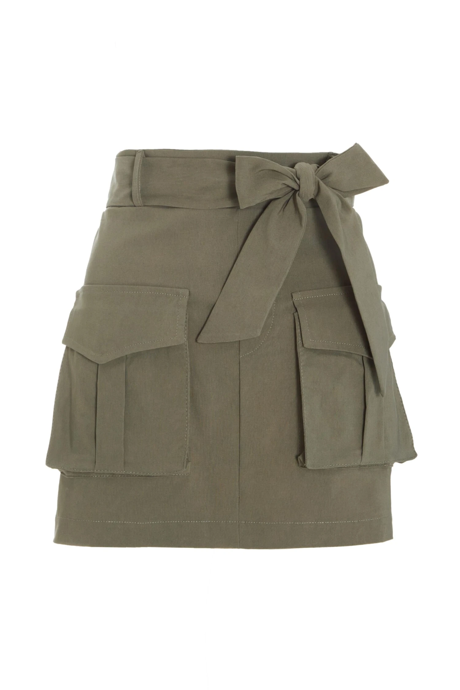 Khaki Cargo Mini Skirt 3 Khaki Cargo Mini Skirt