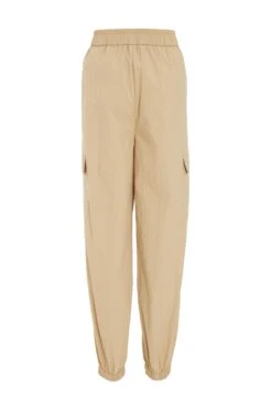 Camel Parachute Cargo Trouser -Chic Summer Shop 00100038980 ZB