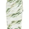 Green Marble Print Wrap Midi Skirt -Chic Summer Shop 00100039045 ZM