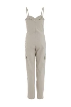 Stone Corset Cargo Jumpsuit -Chic Summer Shop 00100039054 ZB