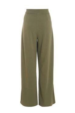 Khaki High Waisted Palazzo Trousers -Chic Summer Shop 00100039072 ZB