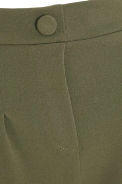 Khaki High Waisted Palazzo Trousers -Chic Summer Shop 00100039072 ZS