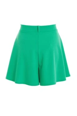 Green High Waist Shorts -Chic Summer Shop 00100039076 ZB