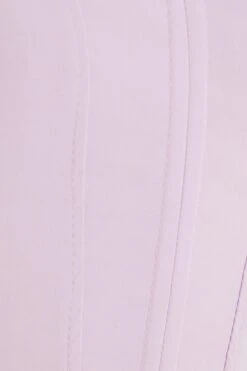 Lilac Cropped Corset Top -Chic Summer Shop 00100039086 ZS