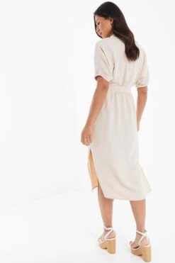 Stone Shirt Midi Dress 10 Stone Shirt Midi Dress -Chic Summer Shop 00100039124 XB