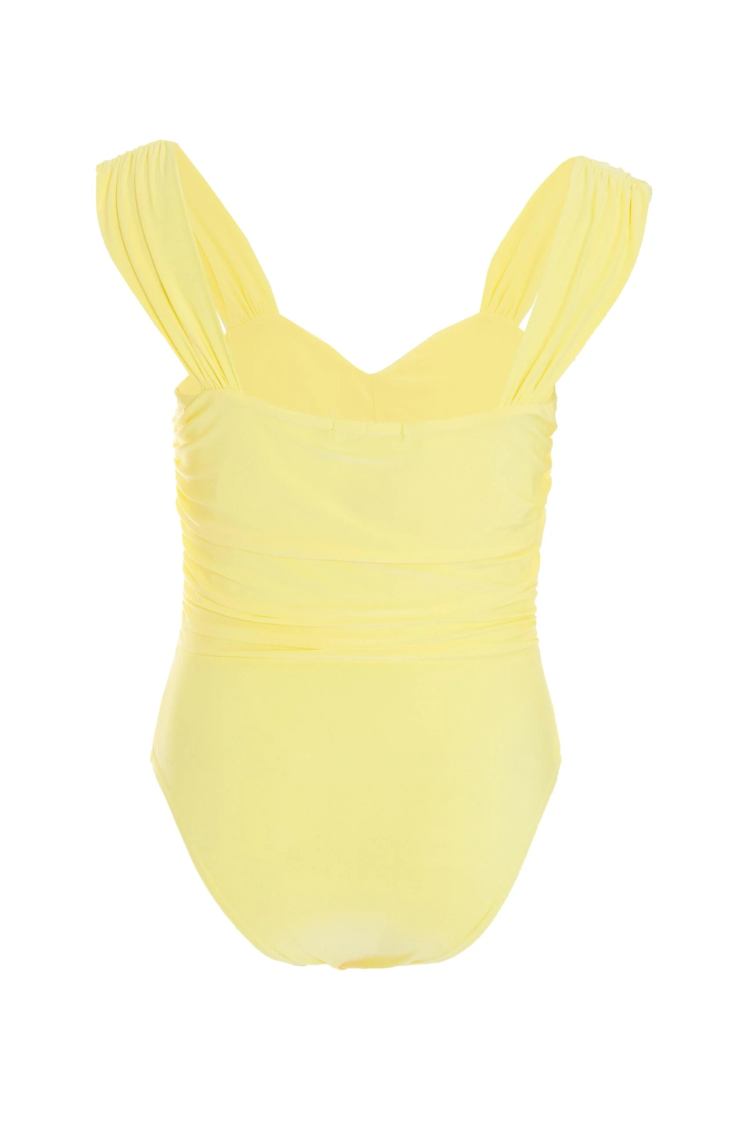 Yellow Ruched Bodysuit 7 Yellow Ruched Bodysuit - Image 5