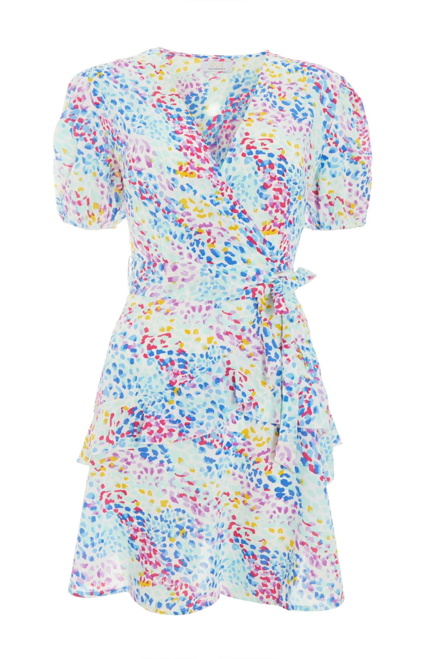 Multicoloured Animal Print Skater Mini Dress 3 Multicoloured Animal Print Skater Mini Dress