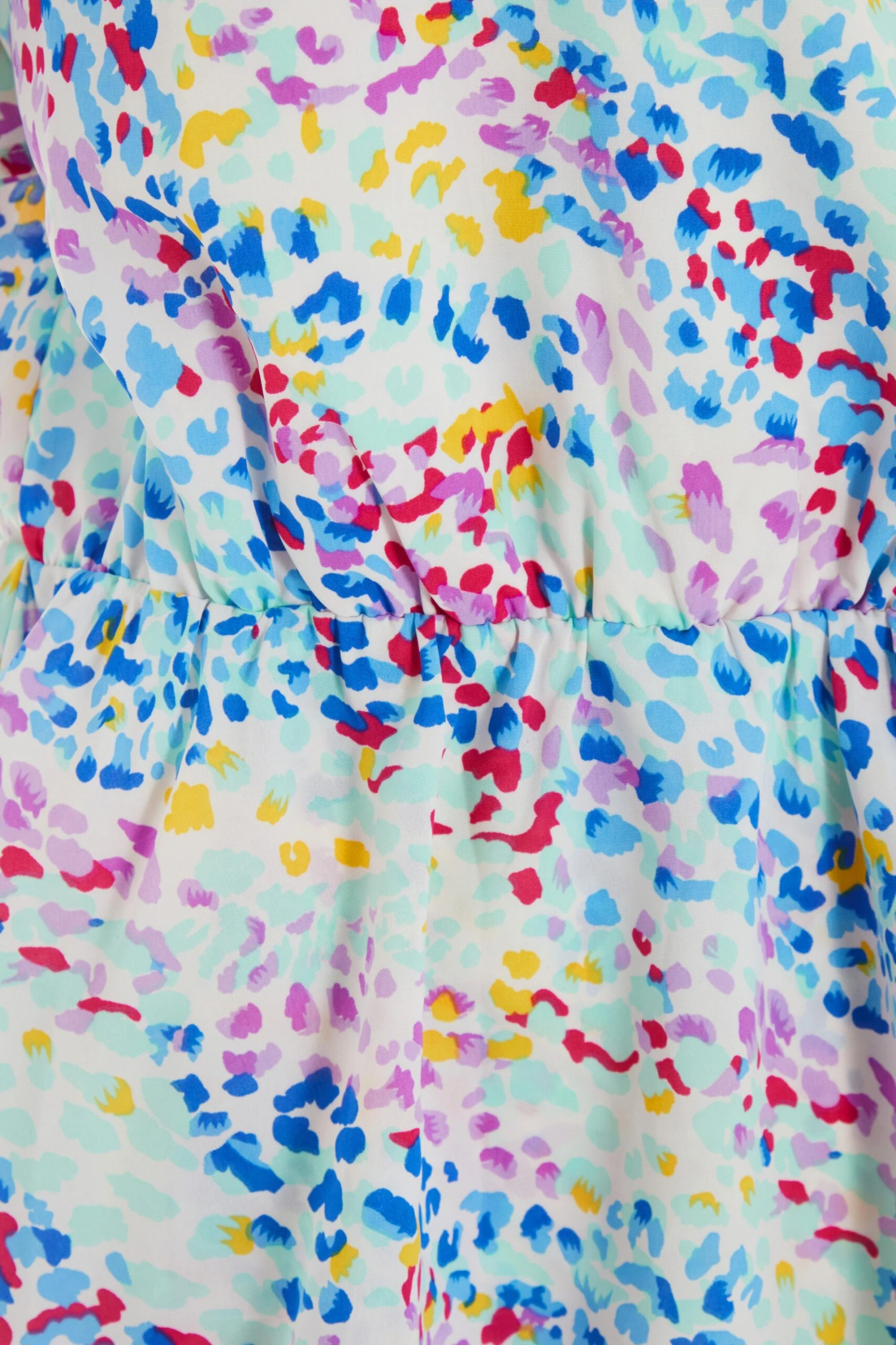 Multicoloured Animal Print Peplum Top 8 Multicoloured Animal Print Peplum Top - Image 6