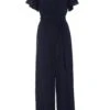 Navy Wrap Wide Leg Jumpsuit 1 Navy Wrap Wide Leg Jumpsuit -Chic Summer Shop 00100039345 ZM