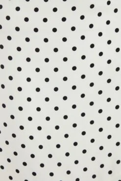 White Polka Dot Maxi Dress -Chic Summer Shop 00100039506 ZS