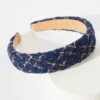 Navy Boucle Headband -Chic Summer Shop 00100039650 ZM