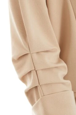 Stone Ruched Sleeve Blazer -Chic Summer Shop 00100039719 ZS