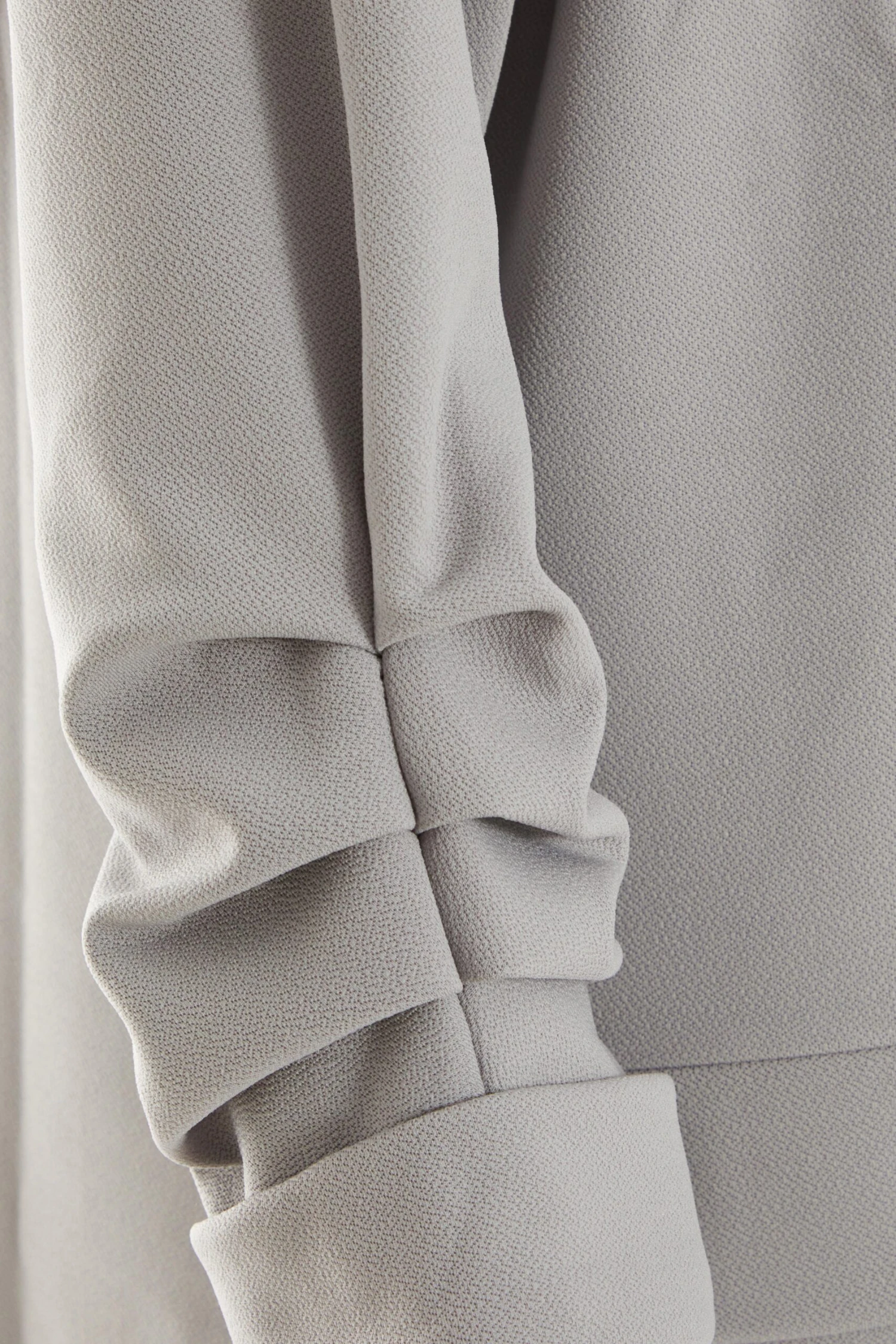 Grey Ruched Sleeve Blazer 8 Grey Ruched Sleeve Blazer - Image 6